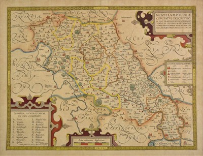 Lot 139 - Northamptonshire. Smith (William), Northamptoniae Comitatus..., circa 1675