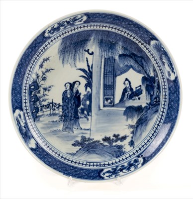 Lot 97 - Charger. A 19th century Japanese Arita porcelain charger