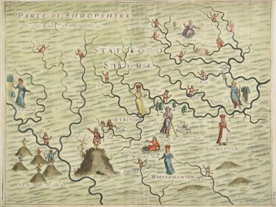 Lot 136 - Midland Counties. Drayton (Michael), Staffordshire & Shropshire, circa 1612