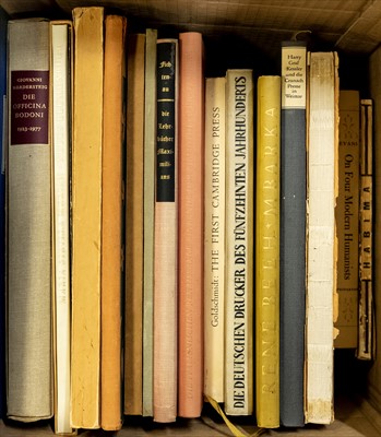 Lot 136 - Mardersteig (Giovanni). Die Officina Bodoni, 1979