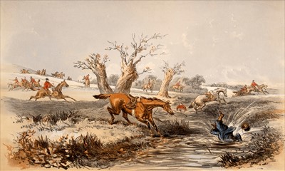 Lot 87 - Browne (Hablot Knight, 'Phiz'). How Pippins Enjoyed a Day with the Fox Hounds, 1863