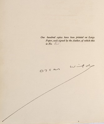 Lot 614 - Wilde (Oscar). The Importance of Being Earnest, 1899