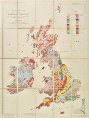 Lot 119 - Geological maps. Teall (J. J. H.), Geological Map of the British Islands, 1912