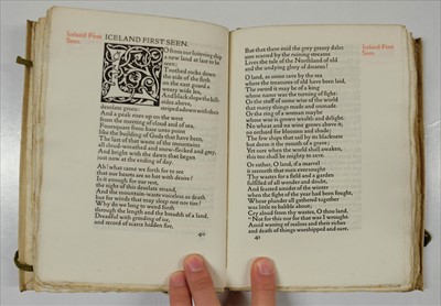 Lot 333 - Kelmscott Press. Poems by the Way, written by William Morris, 1891