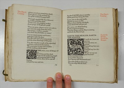 Lot 333 - Kelmscott Press. Poems by the Way, written by William Morris, 1891