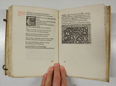 Lot 333 - Kelmscott Press. Poems by the Way, written by William Morris, 1891