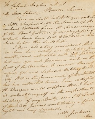 Lot 40 - O'Brien (Lucius). Third Anglo-Maratha War archive, 1818-19