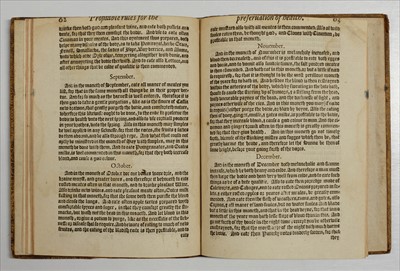 Lot 74 - Hill (Thomas). A Profitable Instruction of the Perfite Ordering of Bees, 3rd edition, 1574
