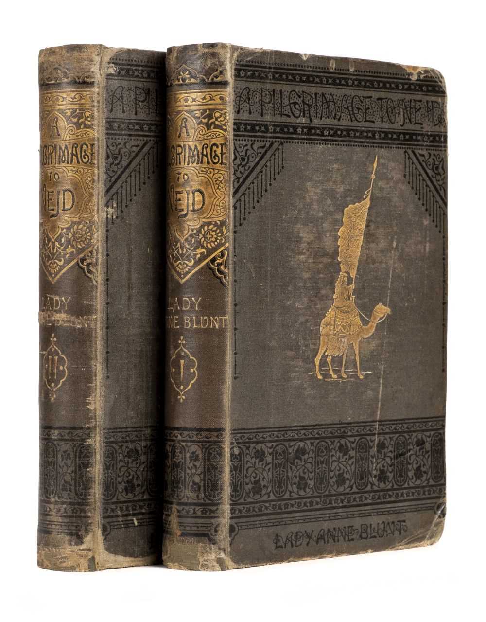 Lot 7 - Blunt (Lady Anne). A Pilgrimage to Nejd, 1st edition, 1881, ex libris Gerald de Gaury