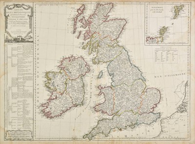 Lot 94 - British Isles. A collection of eight maps, 18th & 19th century