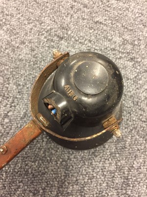 Lot 33 - Bomber Command. WWII Navigators angle poise lamp by Herbert Terry & Co, Redditch
