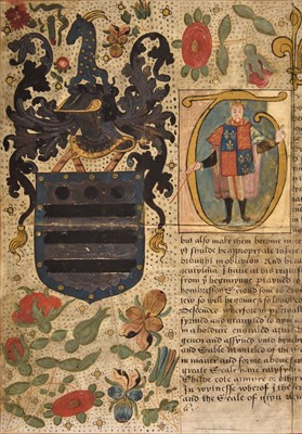 Lot 210 - Mary I (Queen of England, 1516-1558). Grant of Arms to John Hombreston, 17 June 1554