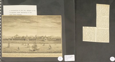 Lot 23 - East India Company. Group of printed and manuscript documents, 17th-19th century