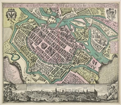 Lot 157 - Poland. Seutter (Matthaus), Wratislavia..., circa 1740