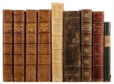 Lot 276 - Lodge (John). The Peerage of Ireland, 4 volumes, 1754, & others