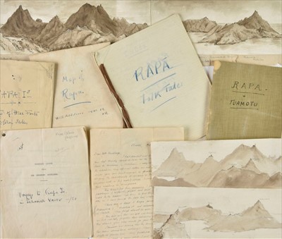 Lot 27 - French Polynesia. Ethnographic archive compiled by Katherine and William Scoresby Routledge, 1921-3
