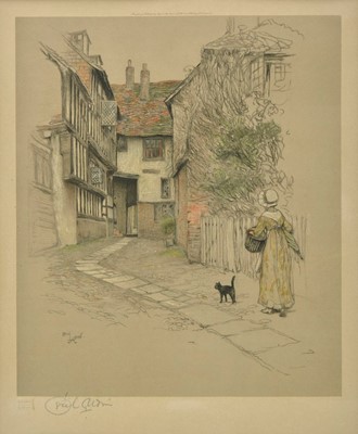 Lot 381 - Aldin (Cecil, 1870 - 1935), Six lithographs from the 'Old English Inn' series
