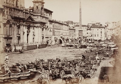 Lot 368 - Italy. An album of architectural views, ruined buildings and interiors, c. 1870s
