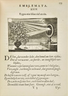Lot 322 - Brune (Johannes de). Emblemata of Zinne-werck, Amsterdam, c.1688