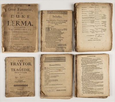Lot 244 - 17th Century Plays. A collection of twelve 17th century plays