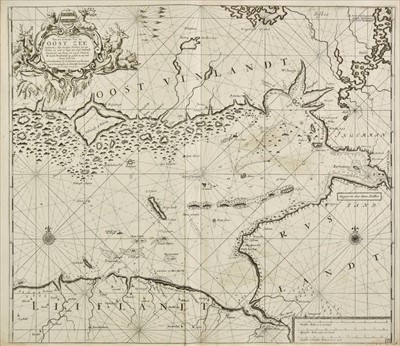 Lot 89 - Baltic Sea. Van Keulen (Johannis), Three sea charts, circa 1685