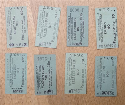 Lot 234 - Railway Tickets. An album of Edmondson railway tickets and stubs, mostly early 20h century