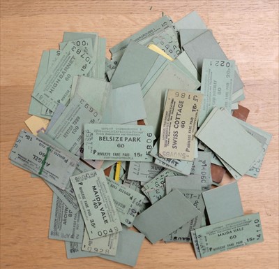 Lot 234 - Railway Tickets. An album of Edmondson railway tickets and stubs, mostly early 20h century