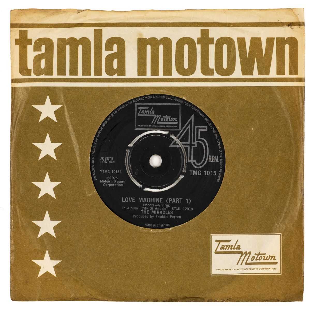 HITSVILLE! THE BIRTH OF TAMLA MOTOWNサイン入 Lot 441 - Tamla Motown. Collection of Tamla Motown