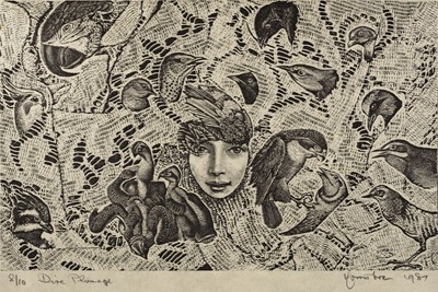 Lot 501 - Cox (Morris). In Line: A Set of Artist's Proofs, Gogmagog Photocopy Library, 1987, & others
