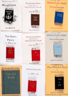 Lot 184 - Miniature Books. A collection of 23 miniature books by the Gleniffer Press