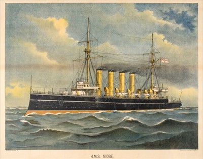 Lot 54 - Marine. H. M. S. Niobe, circa 1900