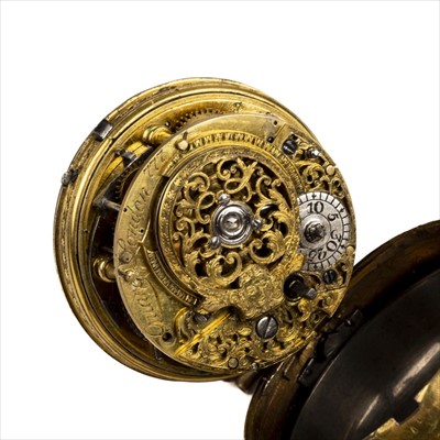 Lot 89 - Pocket Watch. An early 18th century 1/4 repeater signed 'Quare London'