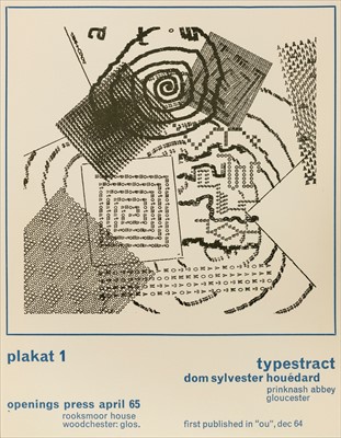 Lot 190 - Openings Press. Plakat 1-7 & 9, Openings Press, 1965-66