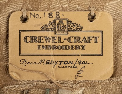Lot 189 - Lee (Arthur H. & Sons). A large crewelwork panel, Birkenhead, 1959