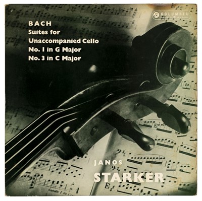Lot 442 - Classical. Bach Suites for Unaccompanied Cello played by Janos Starker (ED1, Columbia 33CX 1656)