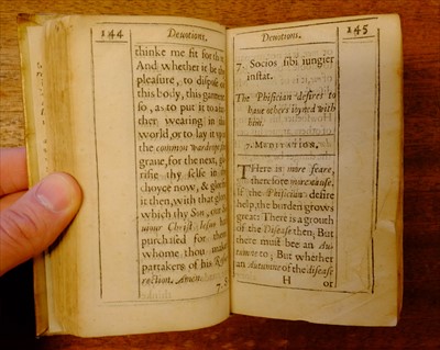 Lot 246 - Donne (John). Devotions upon Emergent Occasions, 1st edition, 1624