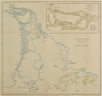 Lot 77 - Canton and Hong Kong. Canton River and adjacent Islands, 1845