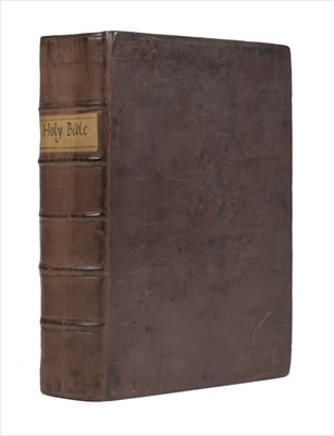 Lot 228 - Bible [English]. [The Bible, London: Christopher Barker, 1584]