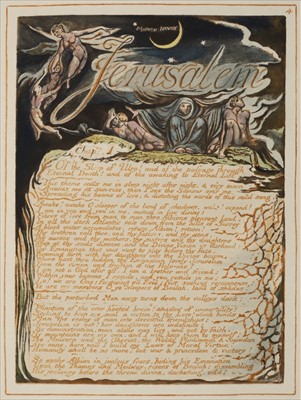 Lot 339 - Blake (William). Jerusalem. A Facsimile of the Illuminated Book, Trianon Press, circa 1950