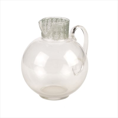 Lot 29 - Lalique (Rene, 1860-1945). An early 20th century glass lemonade jug