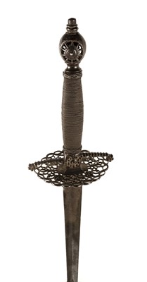 Lot 8 - Sword. A 17th century small sword