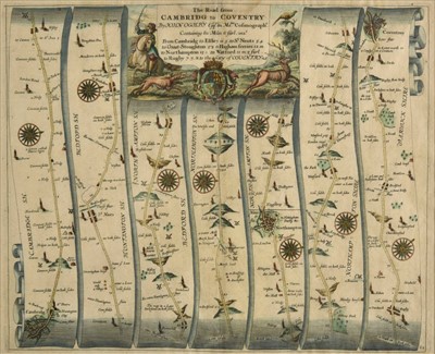 Lot 118 - Ogilby (John). The Road from Cambridg to Coventry, 1676 or later