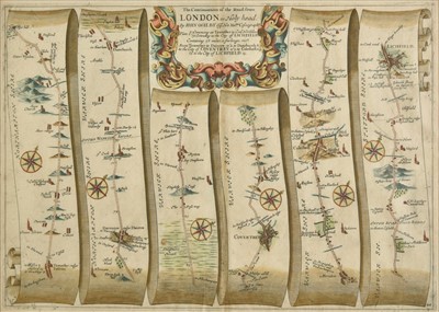 Lot 117 - Ogilby (John). The Continuation of the Road from London to Holy head, circa 1676