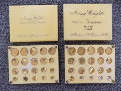 Lot 32 - Assay Weights. A collection of assay weights by L Oertling c.1900