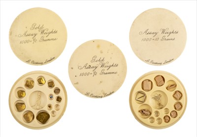 Lot 38 - Assay Weights. A collection of assay weights by L Oertling c.1900