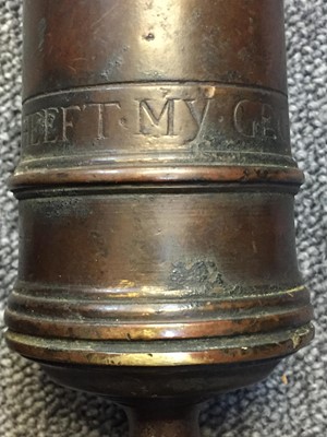 Lot 14 - Cannon. A 17th century Dutch signal cannon