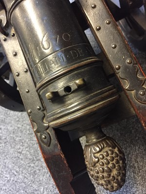 Lot 14 - Cannon. A 17th century Dutch signal cannon
