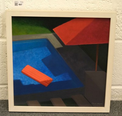 Lot 667 - Seligman (Lincoln, 1950-). Lilo, oil on canvas