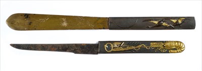 Lot 103 - Japanese Kozuka. An early 19th century Japanese knife (Kozuka)