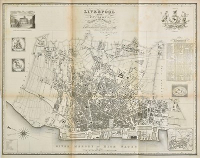 Lot 68 - Baines (Edward). Illustrations..., of the County of Lancaster, 1824 - 25